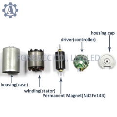 Moteur à courant continu sans balai BL3657I B3657M diamètre Ø 36mm bldc rotor interne