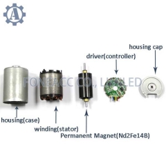 FABL2430, petit moteur électrique à courant continu sans balai à rotor intérieur de 24 mm